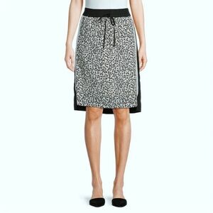DKNY Leopard Print Skirt